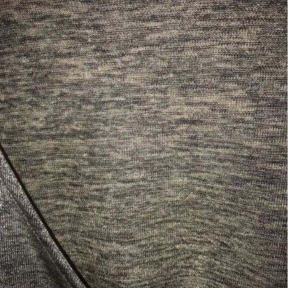 Women's Trouve Metallic Silver Gold Long Sleeve Wrap Top - Picture 8 of 11